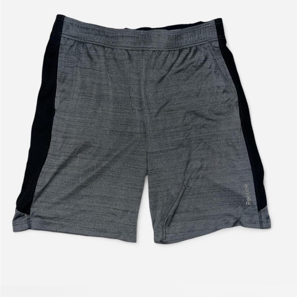 Reebok Men's Athletic Shorts in Gray and Black